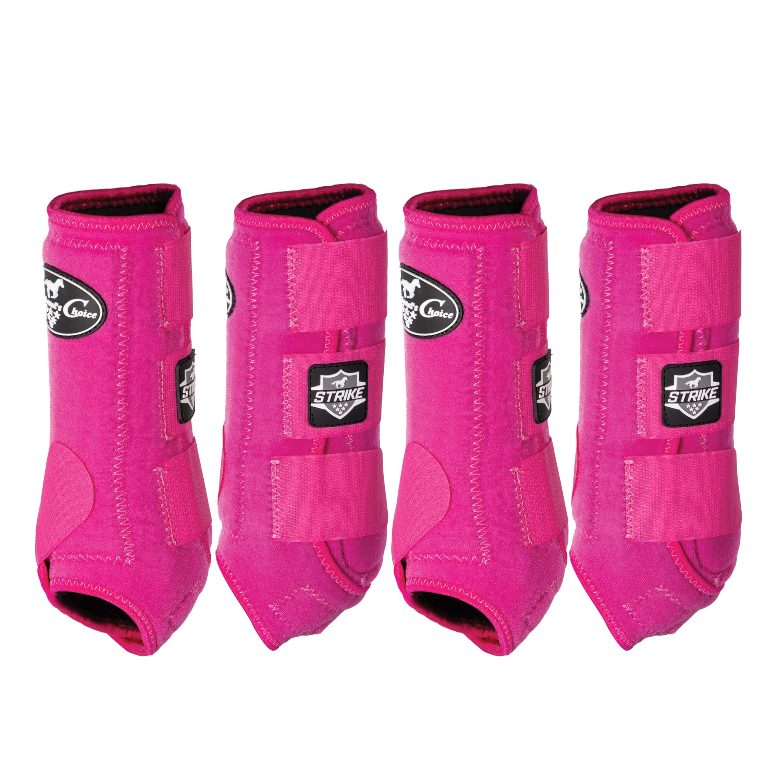 Professional's Choice Strike Sports Medicine Boot | All-in-One Solution to Impact Protection and Support | Raspberry Value 4-Pack Large