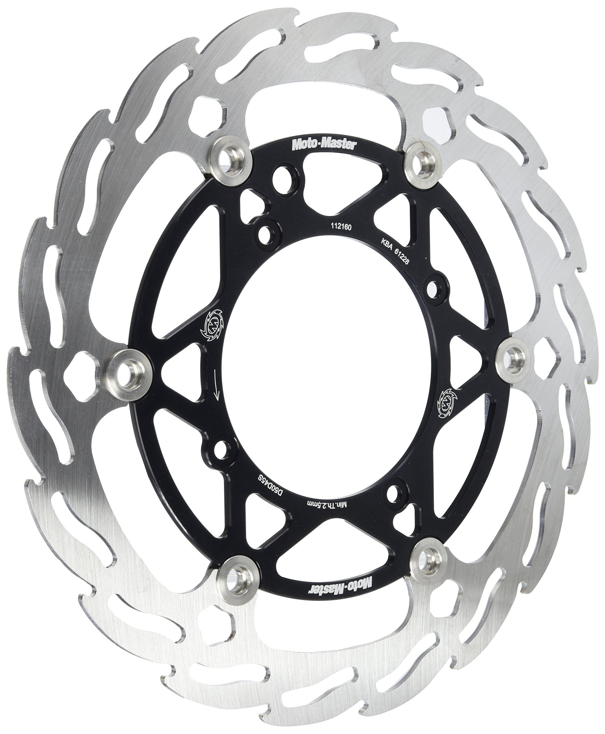 Moto Master Disco Freno Moto Flame Floating Anteriore Oversized Per Un Raffreddamento Ottimale E Resistenza - Ø260 Mm - Spessore 3,1 Mm - 4