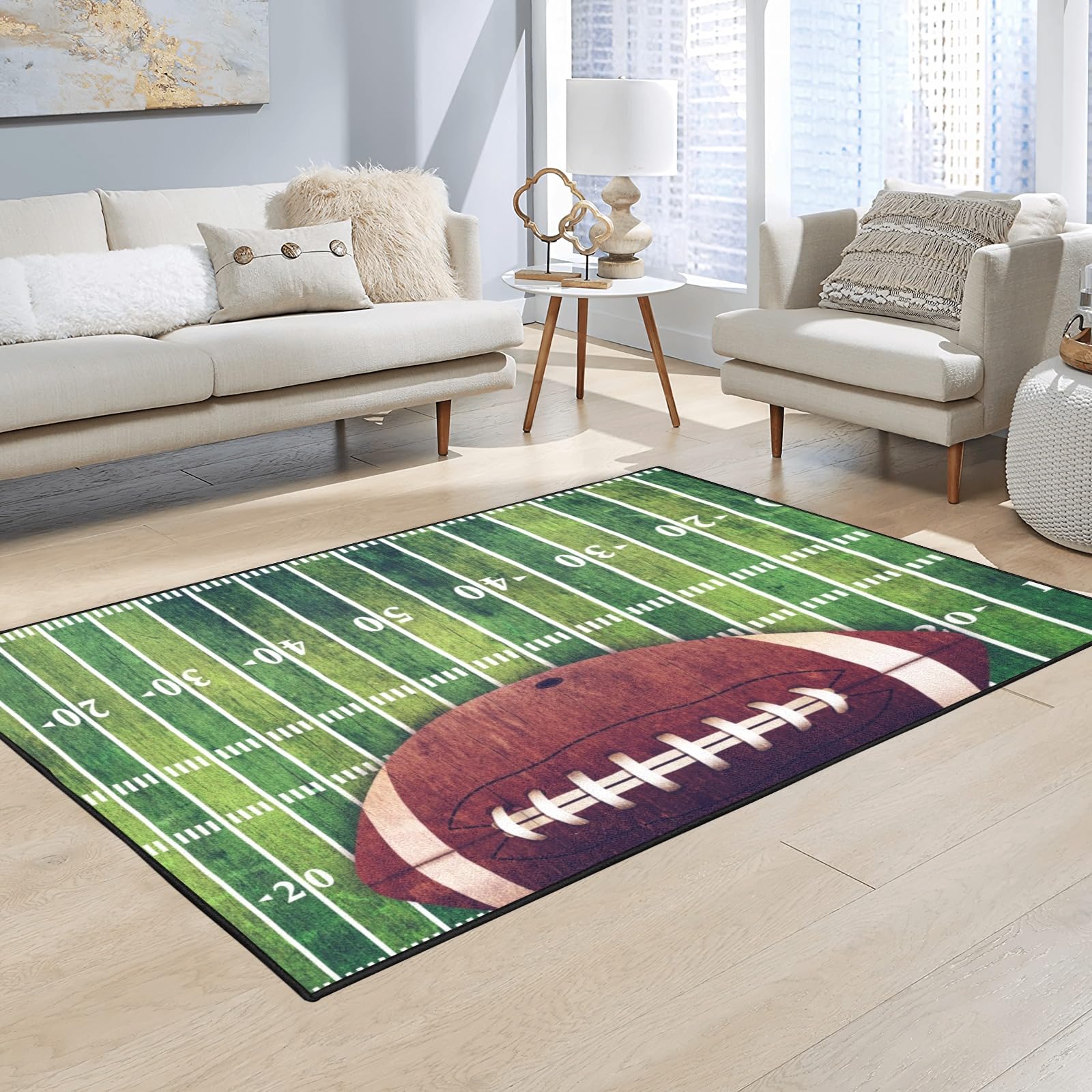【rug】美品 KANSAS STATE NFL アメフト ラグ　マット rug】美品 KANSAS STATE NFL アメフト ラグ マット - メルカリ