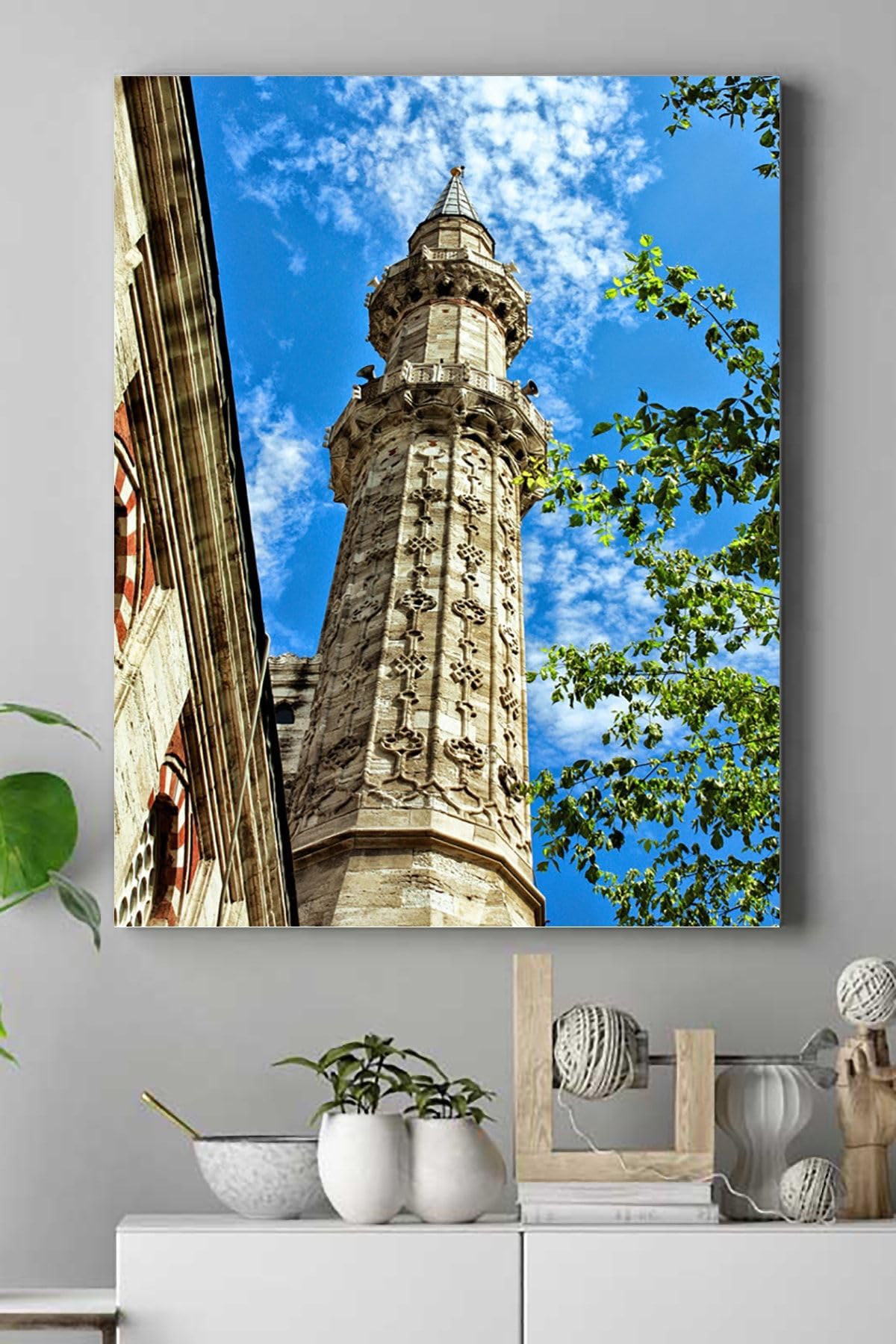 Postermanya (pster18136) Timurtaş Camii Kutsal Mekan Kanvas Tablo 21 x 30