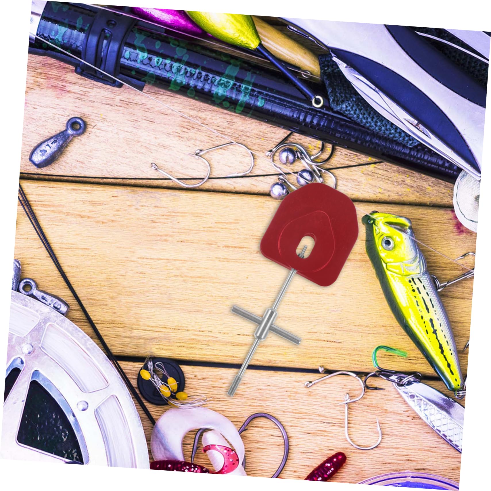 SUPVOX Fishing Reel Bearing Pin Removal Tool Spool Pin Puller for Easy Fishing Reel Repair and Maintenance Lightweight and Portable