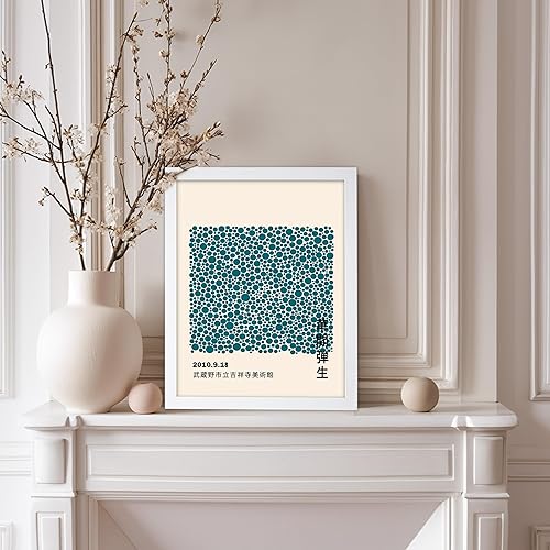 Miniatura 5 de Monem Art - Póster vintage de Kusama  Impresión retro Pop Art  Regalo para artistas, amigos, puntos infinitos, japonés, lunares, moderno, abstracto,