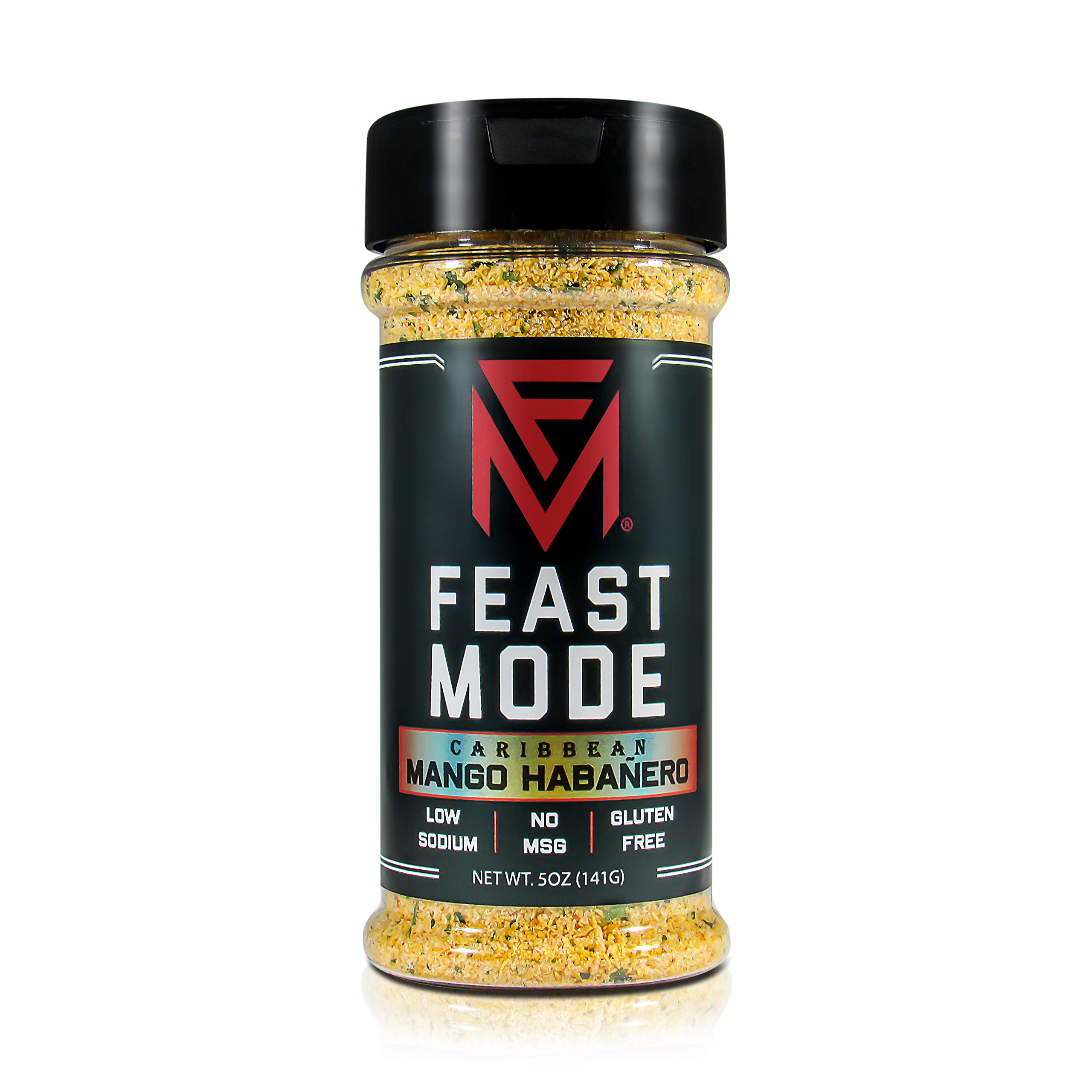 NEW! Caribbean Mango Habanero - Feast Mode Flavors - Low Sodium , No MSG , Gluten Free , All Natural , Meal Prep Seasoning, Healthy, Sweet and Spicy, Coconut, Pepper, Tasty, Fruit, Chicken Seasoning, Taco, Spices