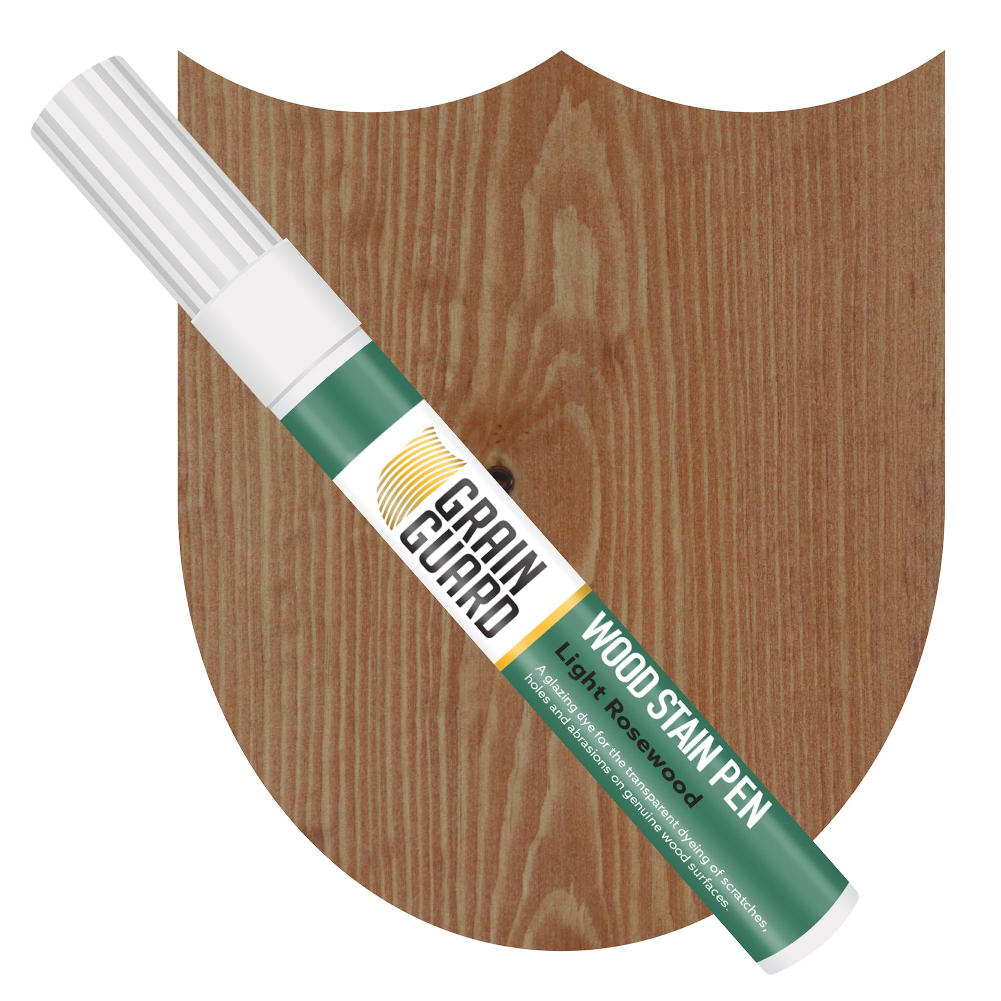 GRAIN GUARD Wood Stain Touch-Up Marker Pens | LIGHT ROSEWOOD | For Touching Up & Staining Scratches, Scuffs, Marks & Dents | Wooden Floors, Furniture, Doors, Windows | Fast Drying & Waterproof
