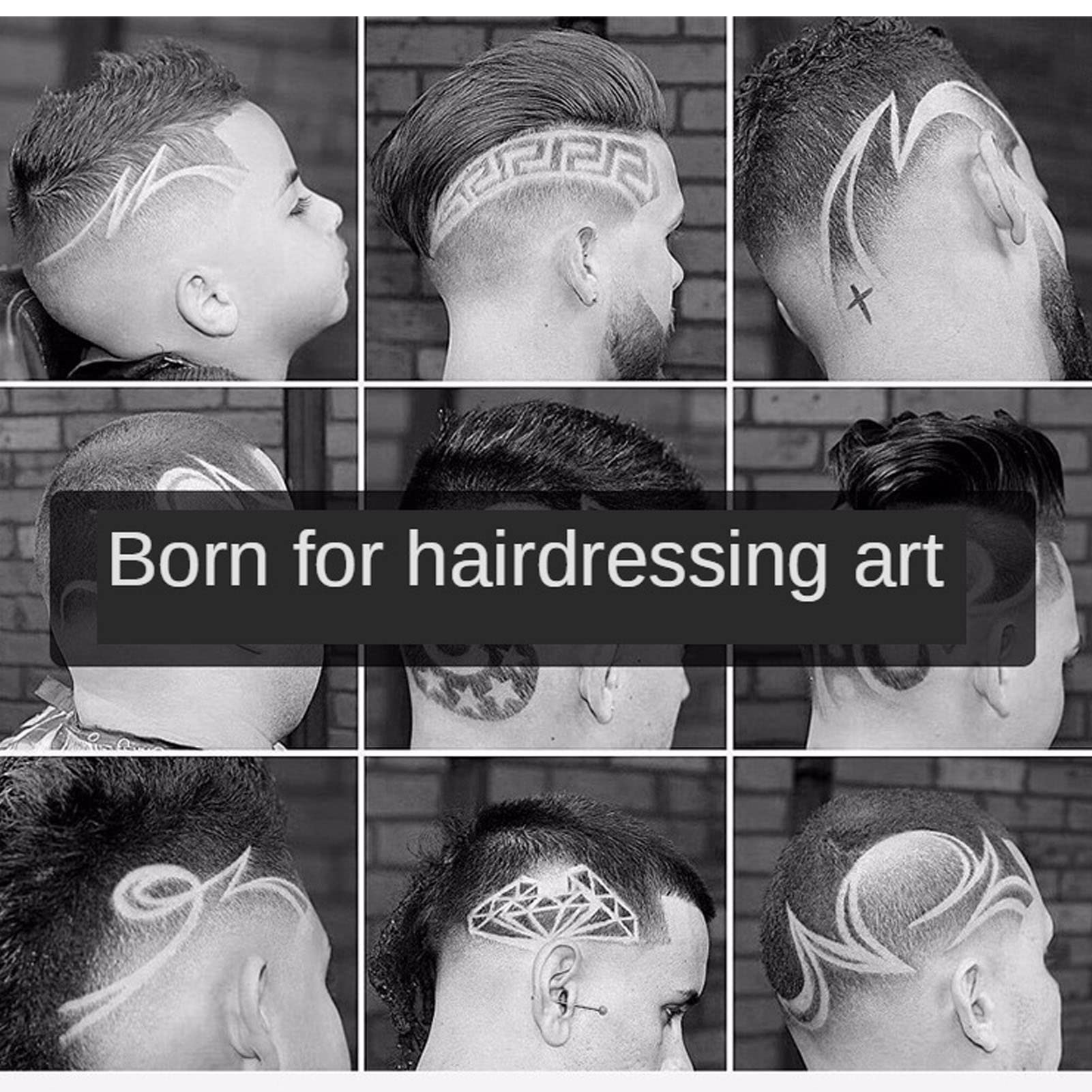 WEYI T Blade Hair Trimmer, USB Charging Washable Hair Trimmer Hair Clipper Electric Professional Portable for Grooming (Metallic Gold Pattern)