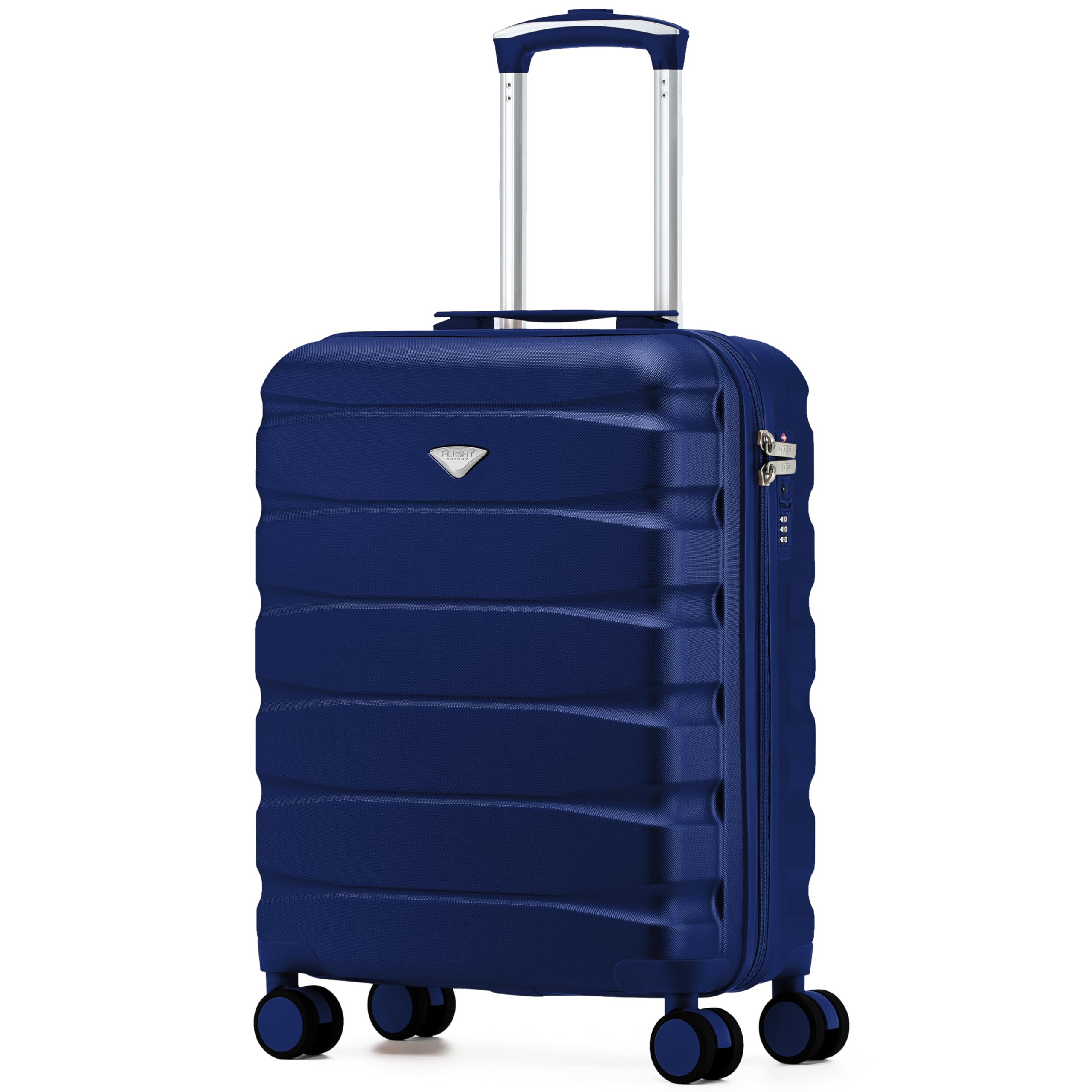 Flight Knight Underseat Cabin Suitcase 45x36x20cm | Free Hand Luggage for EasyJet & Wizz Air | Lightweight ABS Hard Shell with 8 Silent-Glide Spinner Wheels | Max Space Travel Bag — view 81