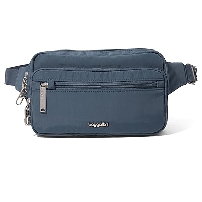 Baggallini Securtex Anti theft Belt Bag Handbags Mist, Nylon