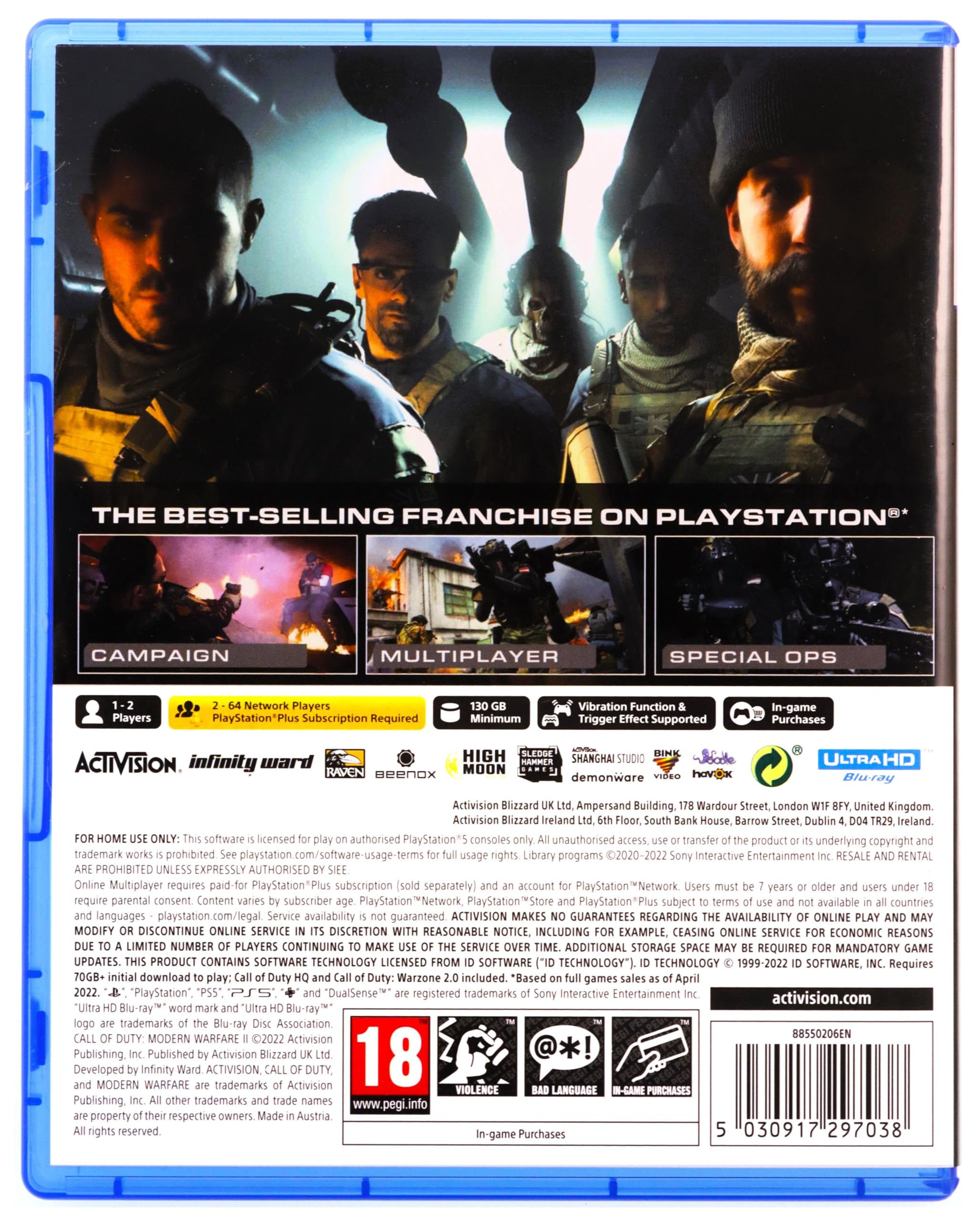 Activision PS5 Call of Duty: Modern Warfare II Video Game : Amazon