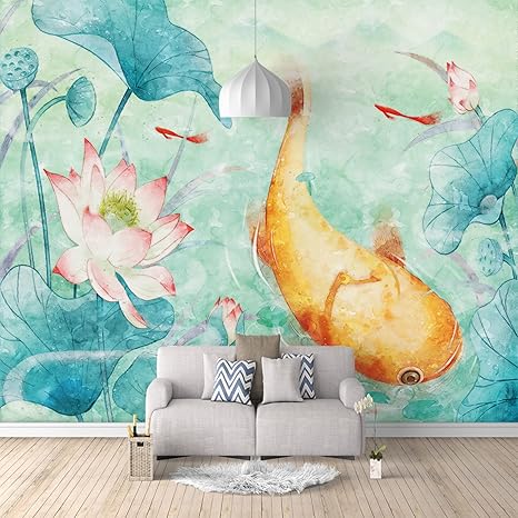 Amazon Wwqayz 壁紙 蓮と絵と魚 壁紙シート 剥がせる壁紙 貼って剥がせる 壁紙 クロス 壁紙 Wallpaper 3d壁紙 おしゃれ 壁紙 リビングルーム Diy リフォーム 模様変え 賃貸ok 366x254 Cm Diy 工具 ガーデン Amazon Wwqayz 壁紙 蓮と絵と魚 壁紙シート 剥がせる壁紙 貼って剥がせる 壁紙 クロス 壁紙 Wallpaper 3d壁紙 おしゃれ 壁紙 リビングルーム Diy リフォーム 模様変え 賃貸ok 366x254 Cm Diy 工具 ガーデン