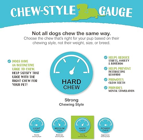 Miniatura 5 de Raw Paws Himalayan Yak masticables para perros, masticables medianos (4 unidades) - Queso del Himalaya para perros medianos - Huesos de yak para