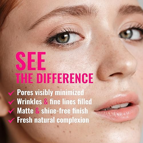 Vista 4 de Dermacol - Base de maquillaje satinada, imprimación facial mate para arrugas y poros, imprimación de maquillaje transparente para pieles grasas