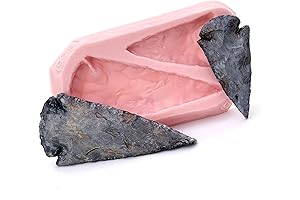 Silicone Arrowhead Mold: Transform Resin, Clay, and Fondant into Intriguing Artifacts