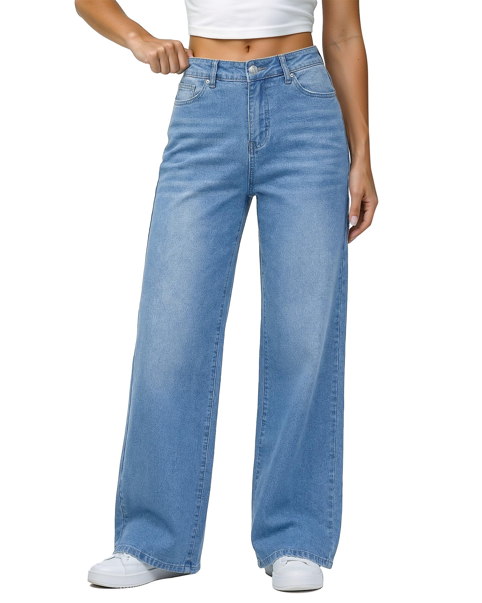 GRAPENT Wide Leg Jeans