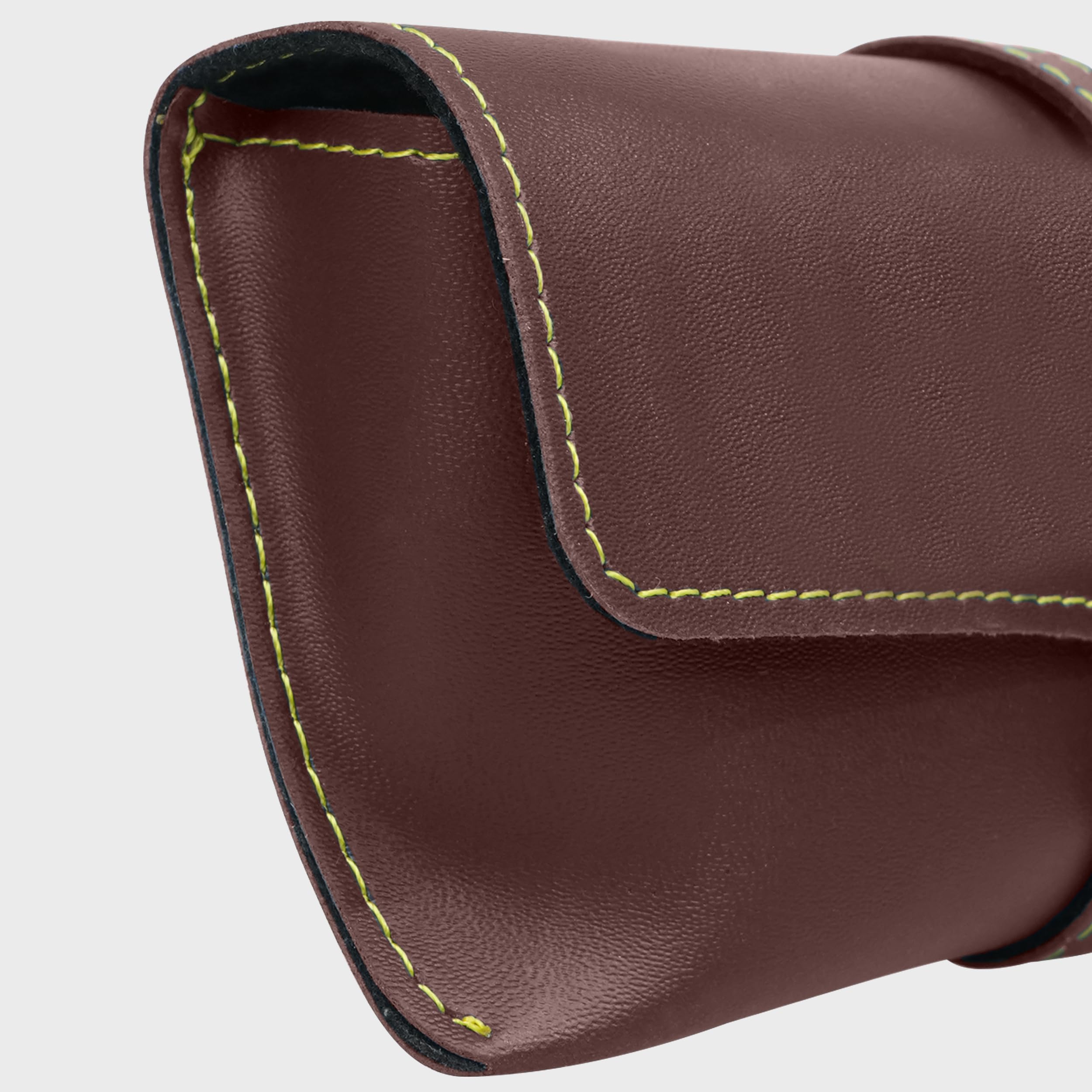 The Wallet Store Leather Eyewear Case for Men & Women Specs Cover - Brown