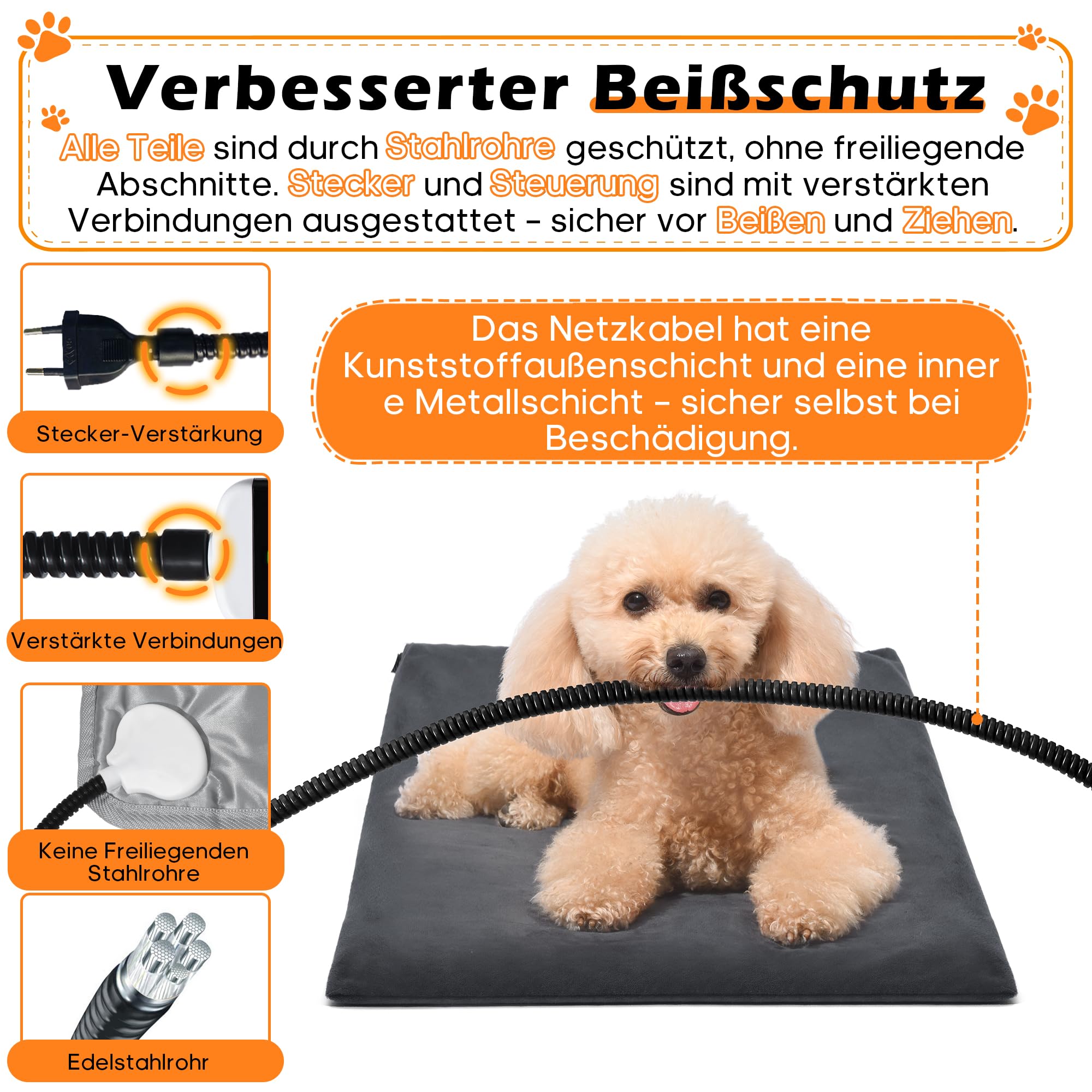 USB Heizdecke Heizkissen Heizmatte Elektrisch Wärme Haustier Hunde Katze