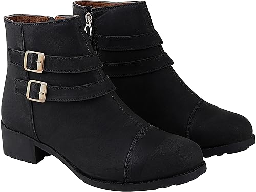 Do Bhai Girls High Top Zipper Belt Boots