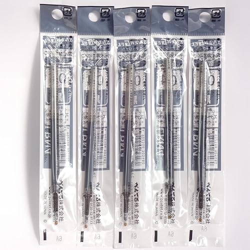 Miniatura 2 de Pentel Recambio de tinta negra de 0.016 in (XLRN4-A), para bolígrafo retráctil EnerGel (BLN74-A), 5 unidades en total (importación de Japón)