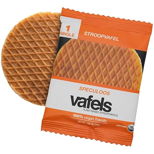 Miniatura 2 de VAFELS Stroopvafel a base de plantas - Stroopwafel orgánico para ejercicio y rendimiento de resistencia  Vegano  Sin ingredientes artificiales