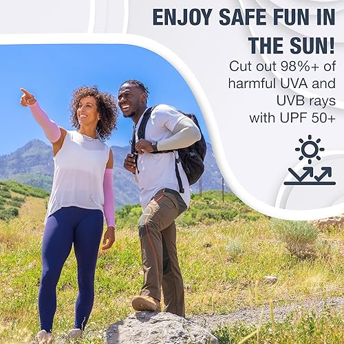 Miniatura 105 de SportsTrail Mangas refrescantes para hombres y mujeres, transpirables, absorben la humedad para mujeres, hombres y niños