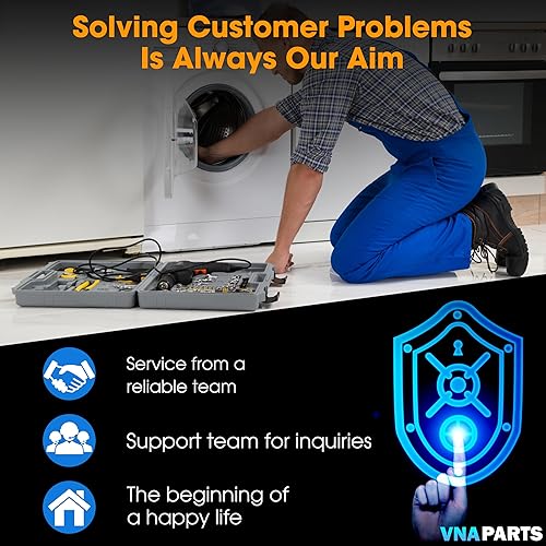 Miniatura 9 de Amortiguador de varilla de suspensión de 4 arandelas reemplaza para Samsung WA45M7050AW/A4 WA5451ANW/XAA WA45N3050AW/A4 WA45T3200AW WA45T3400AV