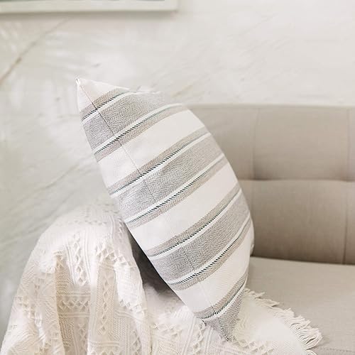 Miniatura 2 de Funda de almohada de lino a rayas