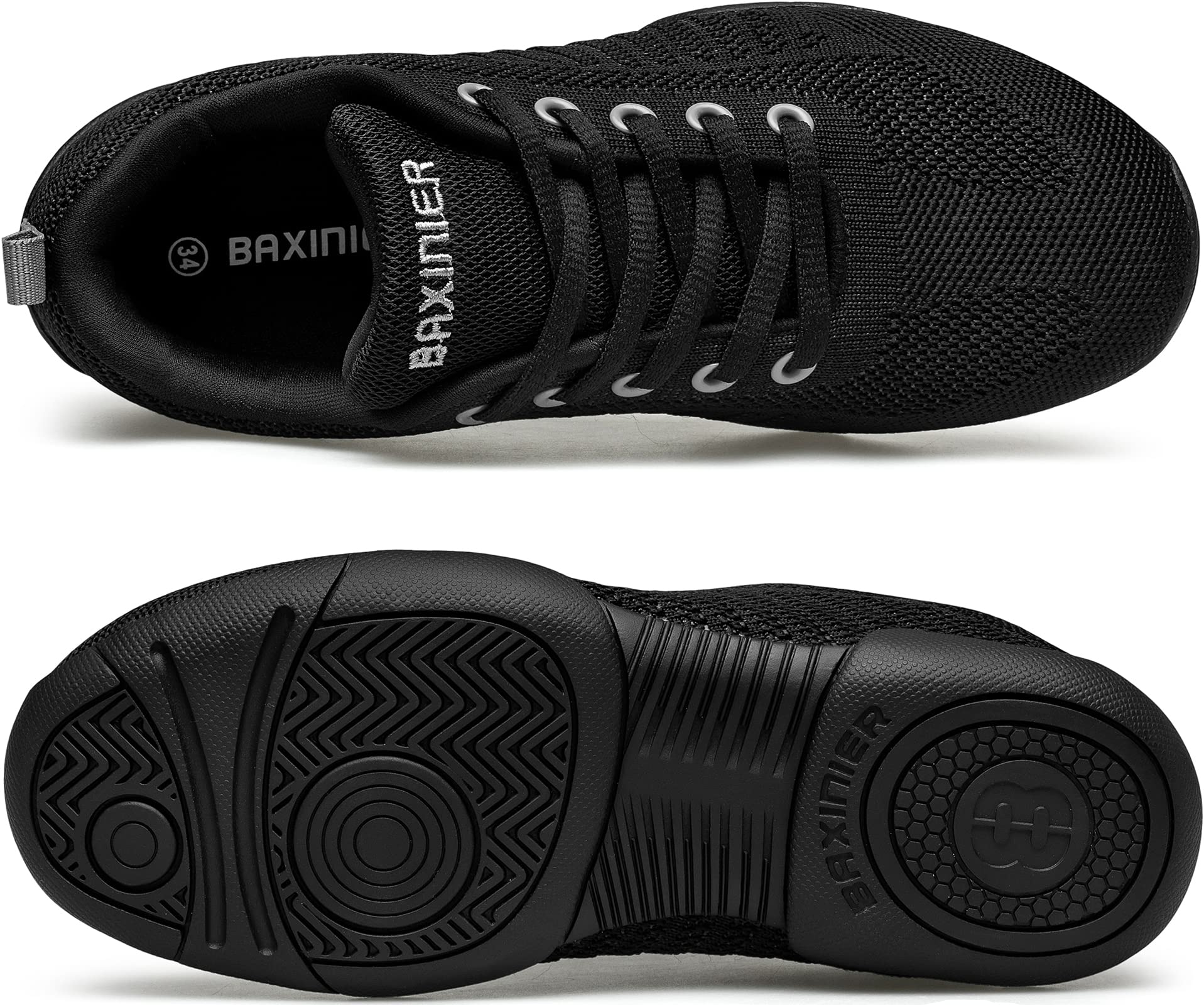 BAXINIER Weiße Cheerleading-Schuhe für Mädchen, atmungsaktiv, Jugend Cheer, Wettkampf-Sneaker, athletisches Training, Tanzen, Tennis, Walking-Schuhe | Atmungsaktive Turnschuhe für Jugendliche, sportliches Training, Tanzen, Tennis, Walkingschuhe