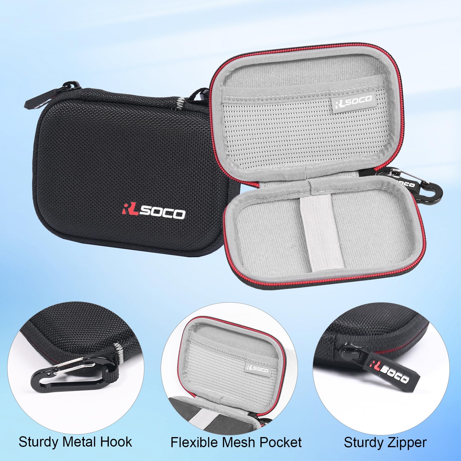 RLSOCO Funda para PlaudNote Pro/Note Grabadora de Voz AI - Negro