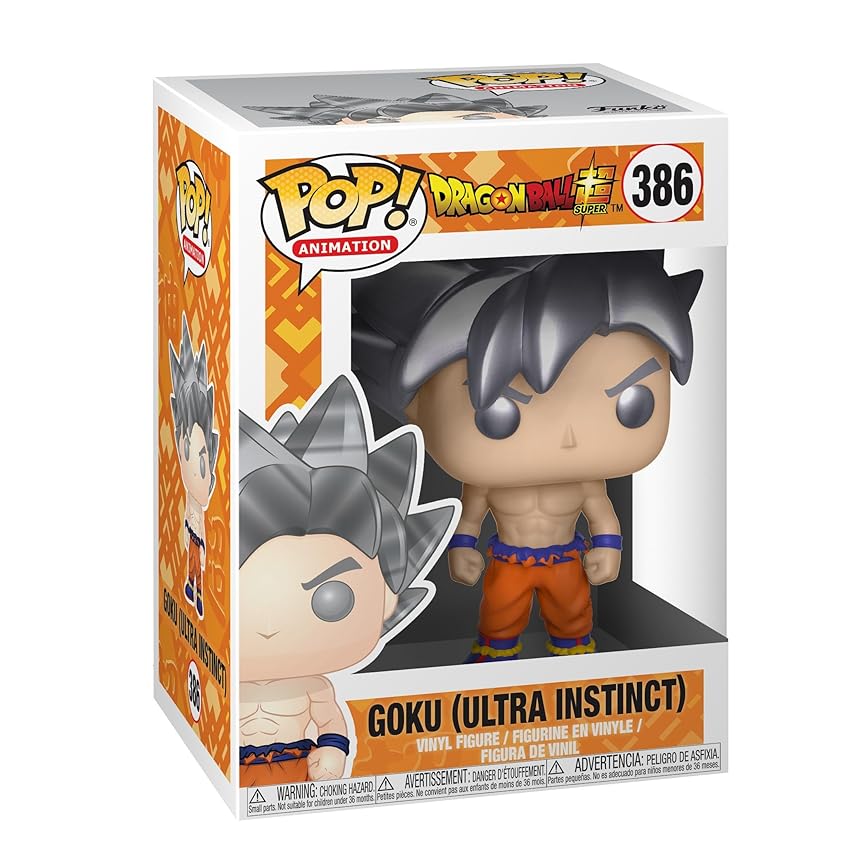 Funko Pop! Animation: DBS - Goku - (Ultra Instinct Form) - Dragon Ball - Figura in Vinile da Collezione - Idea Regalo - Merchandising Ufficiale - Giocattoli per Bambini e Adulti - Anime Fans