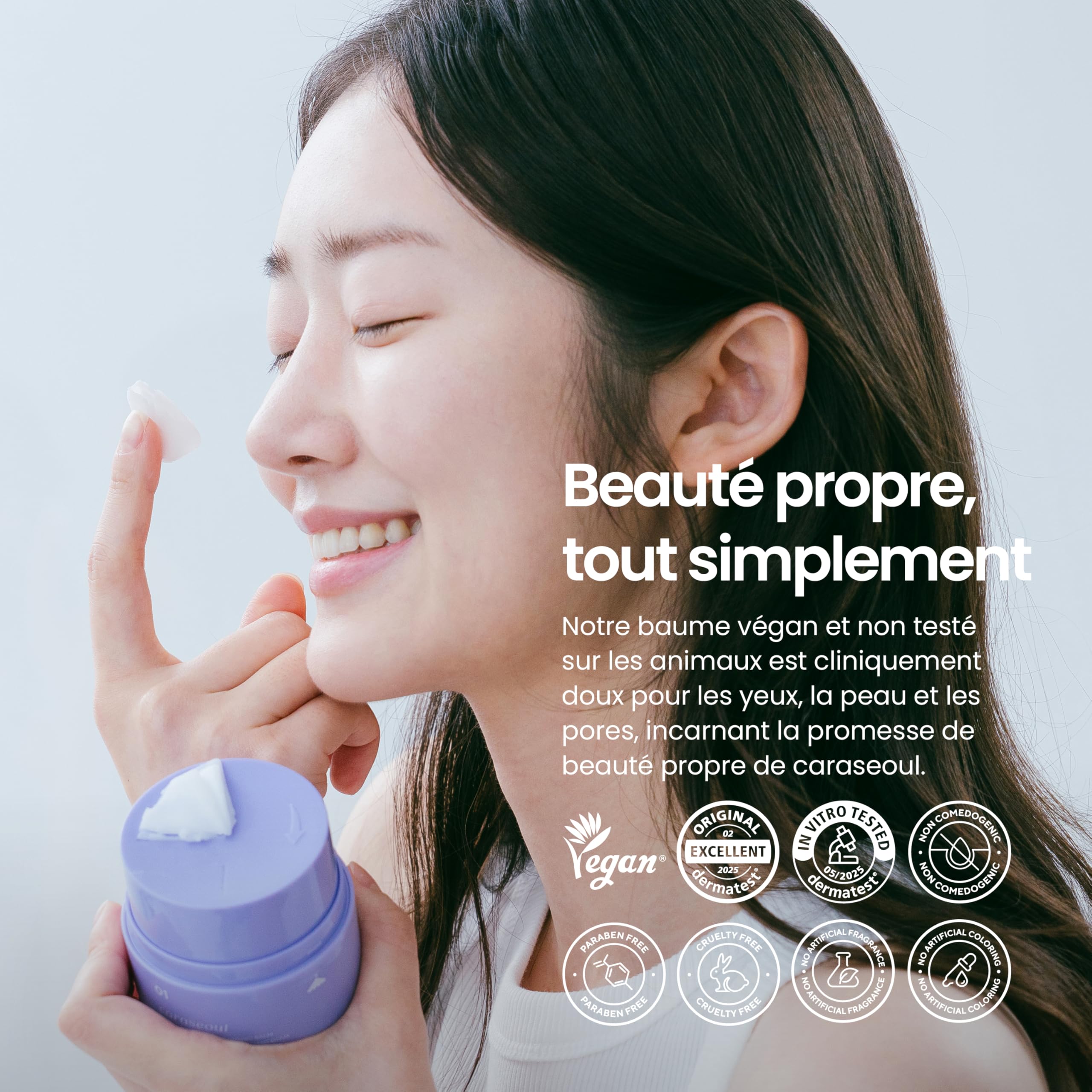 Baume Démaquillant Exfoliant Doux avec BHA & Bakuchiol, Huile Nettoyante Vegan 50ml