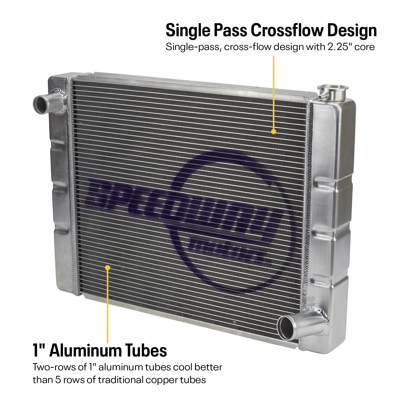 Amazon.com: Speedway Motors Chevrolet SBC/BBC Universal Lightweight Aluminum  Radiator, 31 Inch Width, Premium Performance with Maximum Cooling, Easy  Installation to any Build : Automotive