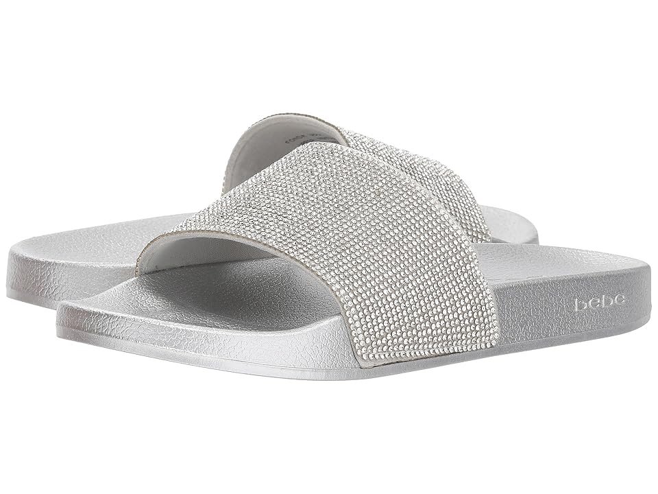 

Bebe Fonda (Silver) Women's Slide Shoes
