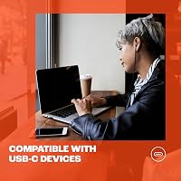 Căști cu fir JBL Tune 305C negre, cu conector USB-C, microfon și sunet Pure Bass 6
