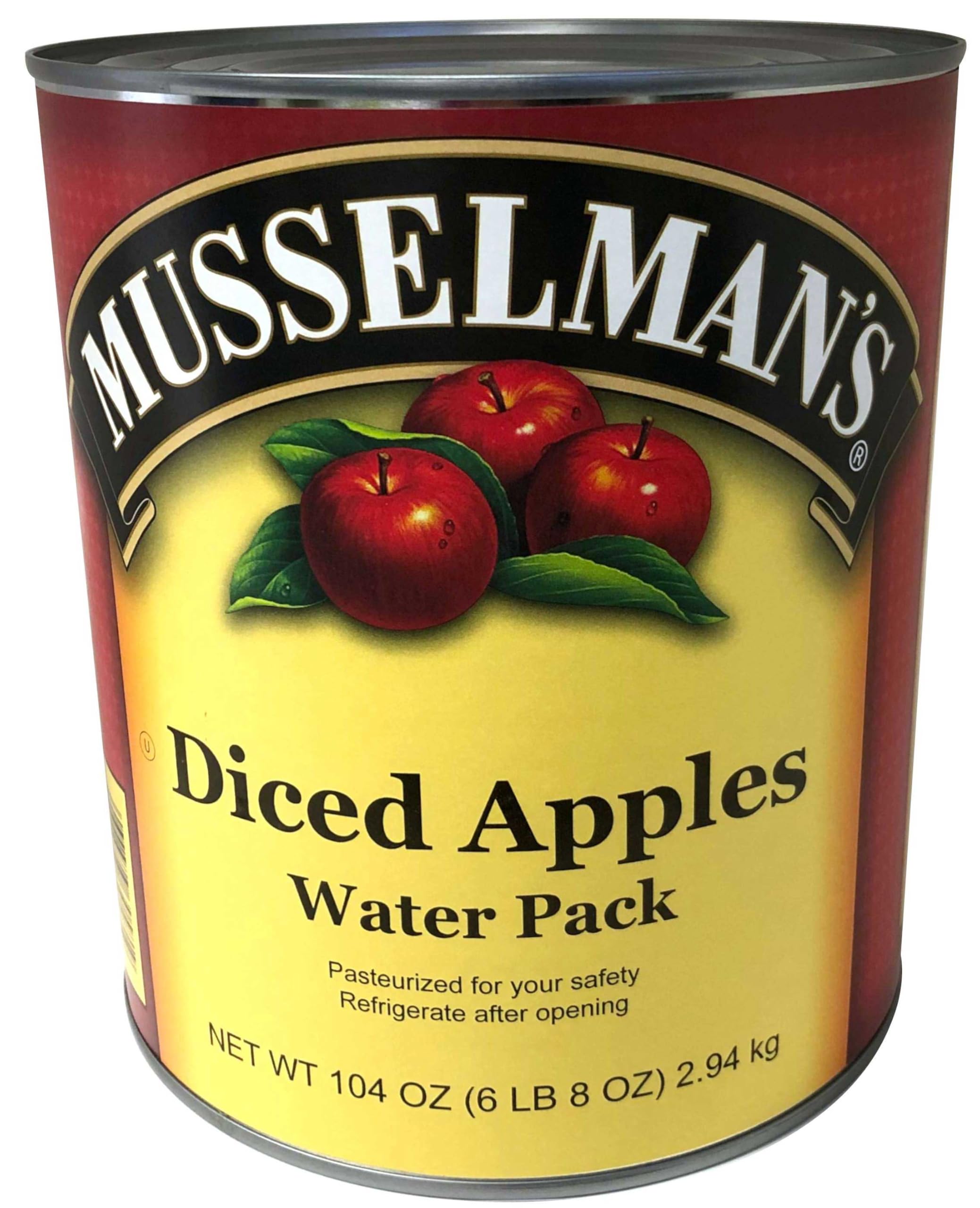 Amazon.com: Musselman's Diced Apples Water Pack 104 oz. (3 count