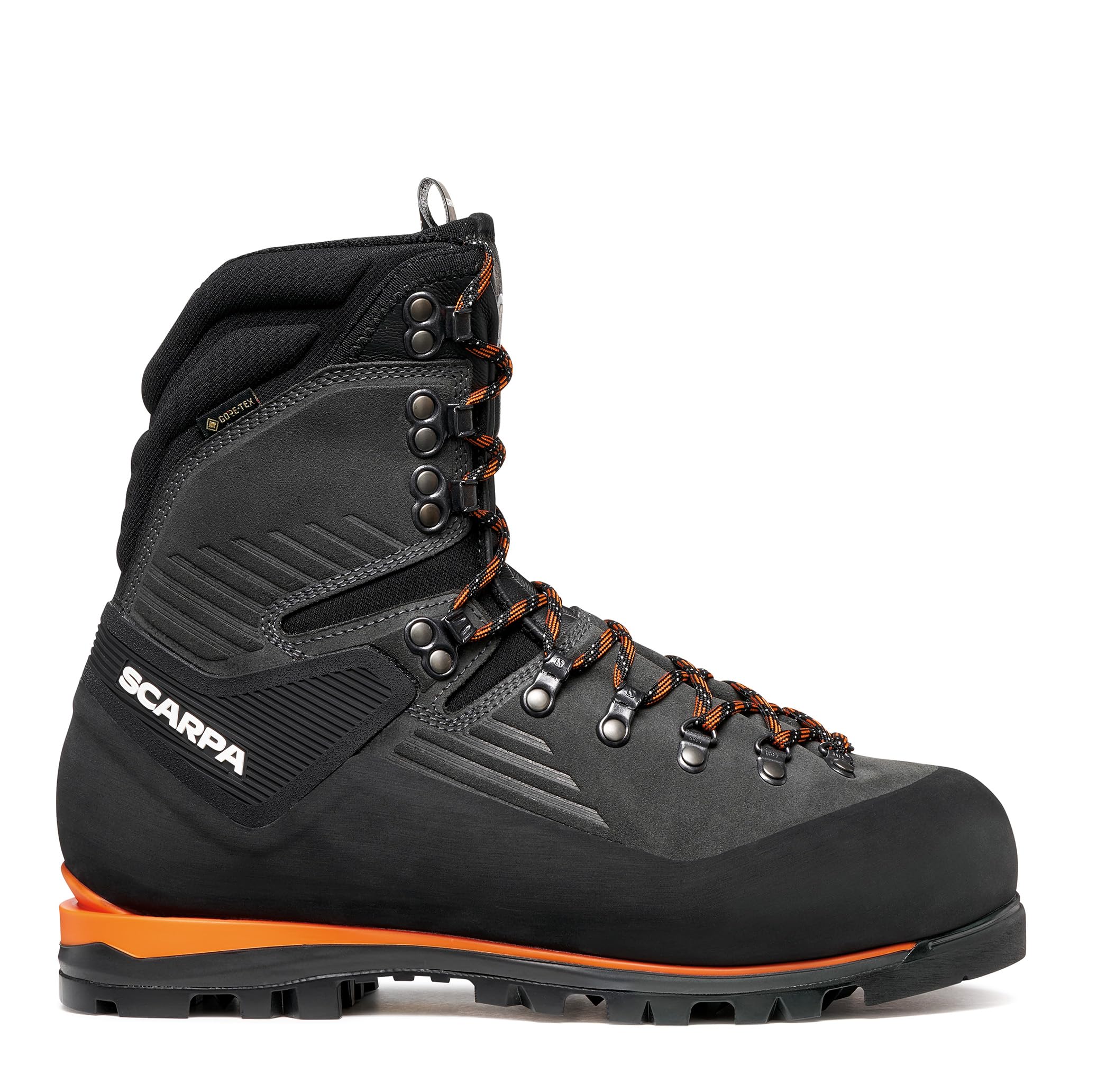 Scarpa Bergschuhe Mont Blanc GTX wasserdichte und bedingt steigeisenfeste Hochtourenschuhe mit griffiger Sohle