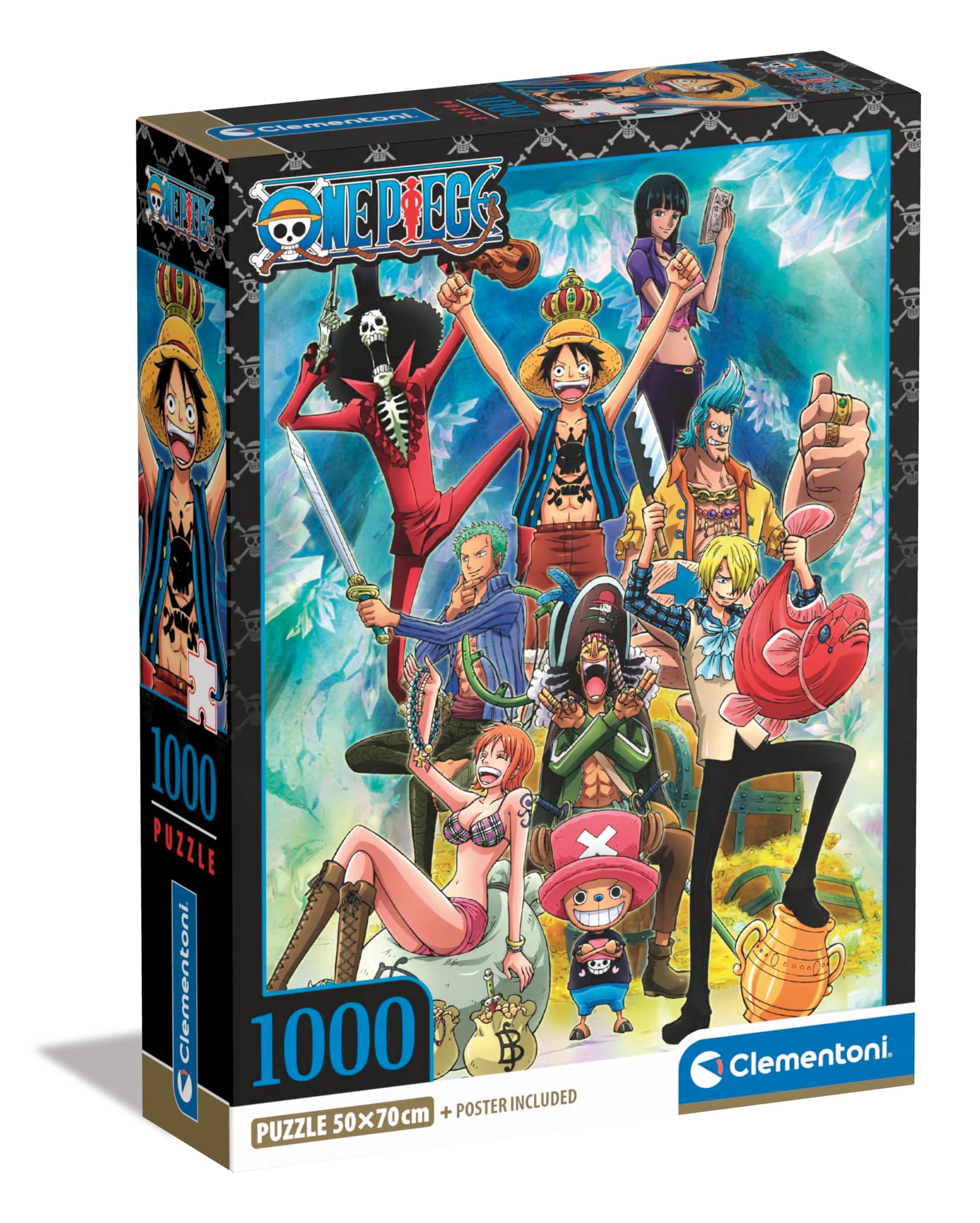 CLEMENTONI 1000 el. Compact Anime One Piece [PUZZLE]