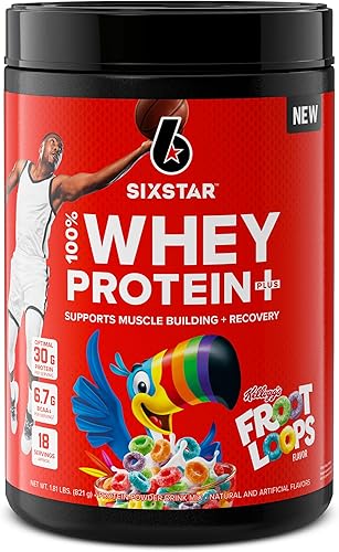 Six Star Proteína de suero en polvo Plus Construcción muscular y recuperación más apoyo inmunológico Constructor muscular para hombres y mujeres