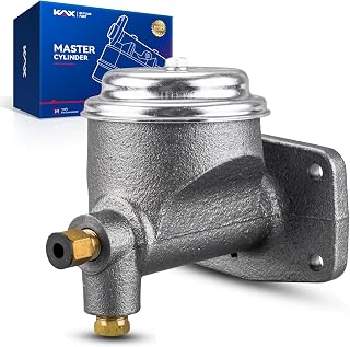 KAX Brake Master Cylinder with Reversior No ABS Sensor Compatible with Plymouth Satellite 1965-1966, Heavy Duty Cast Iron Construction, Exact OEM Replacement for Smooth Braking