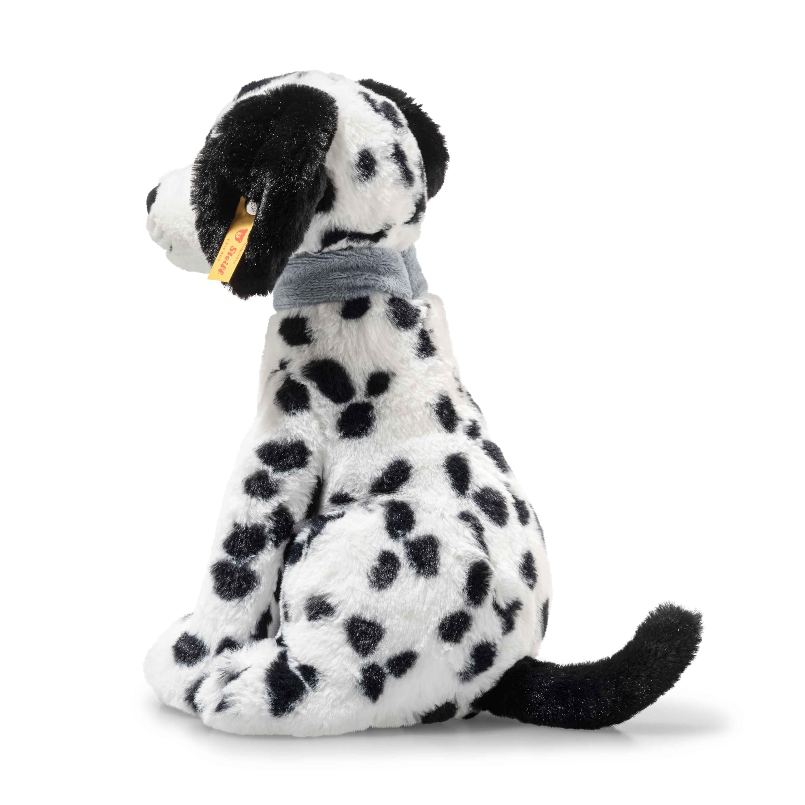 Steiff Oskar Dalmatian 27 cm Sitting, Cuddly Toy, Plush Toy, Dog Stuffed Toy in Dalmatian Design, Made of Cuddly Soft Plush - Image 2