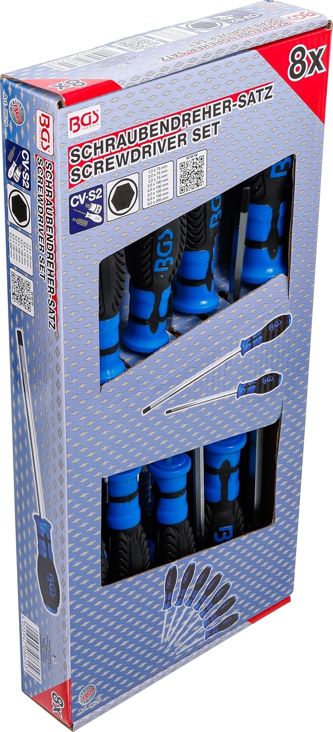 BGS 8629 | Screwdriver Set | internal Hexagon | 8 pcs.