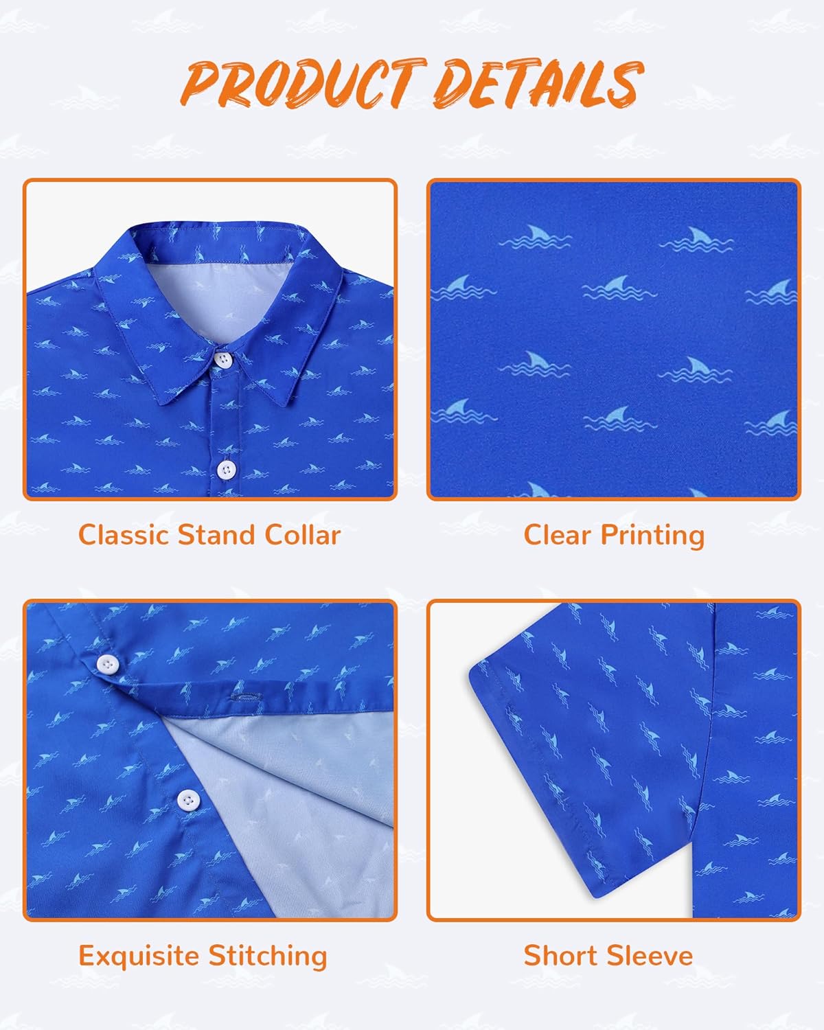 Boy's Hawaiian Shirt Short Sleeve Casual Button Down Beach Aloha Shirt Kids Summer Luau Hawaii Shirts 5–14 Years - Image 5