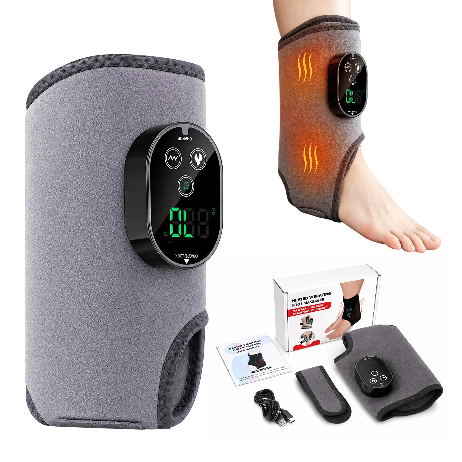 Masseur Pieds Électrique 3 en 1