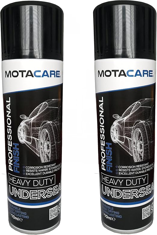 Fastcar 2 x Motacare® Underseal Spray Heavy Duty Underbody Protection
