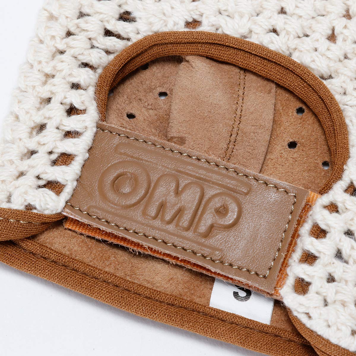 OMP ドライビンググローブ 指なし ブラウン Sサイズ OMP ドライビング