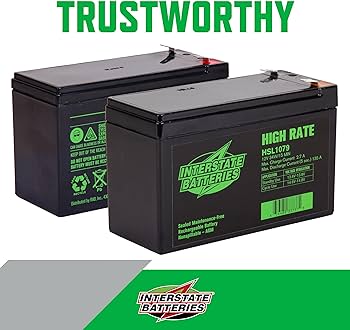 Amazon.com: Interstate Batteries 12V 9Ah High Rate Battery (F2