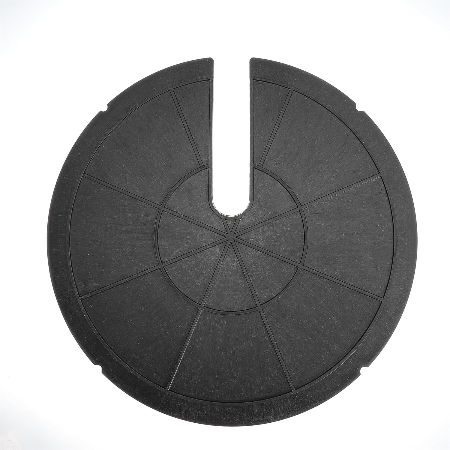 17.71 Inch Plastic Sump Pump Cover - Sump Basin Cover & Septic Tank Lid for Water Pump Basins, Buckets & Outdoor Wells (Pack of 2)