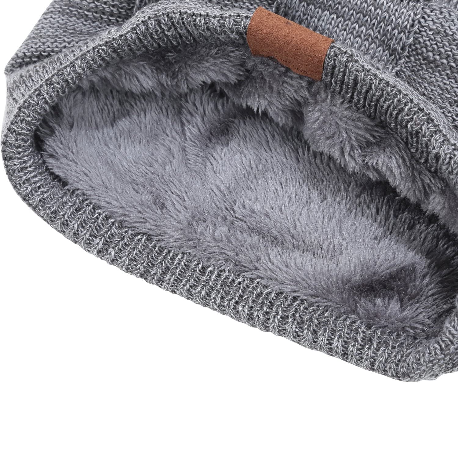 REDESS Cappello a Berretto per Uomini e Donne Cappelli Caldi Invernali in Maglia Slouchy Cappello a Cranio Spesso