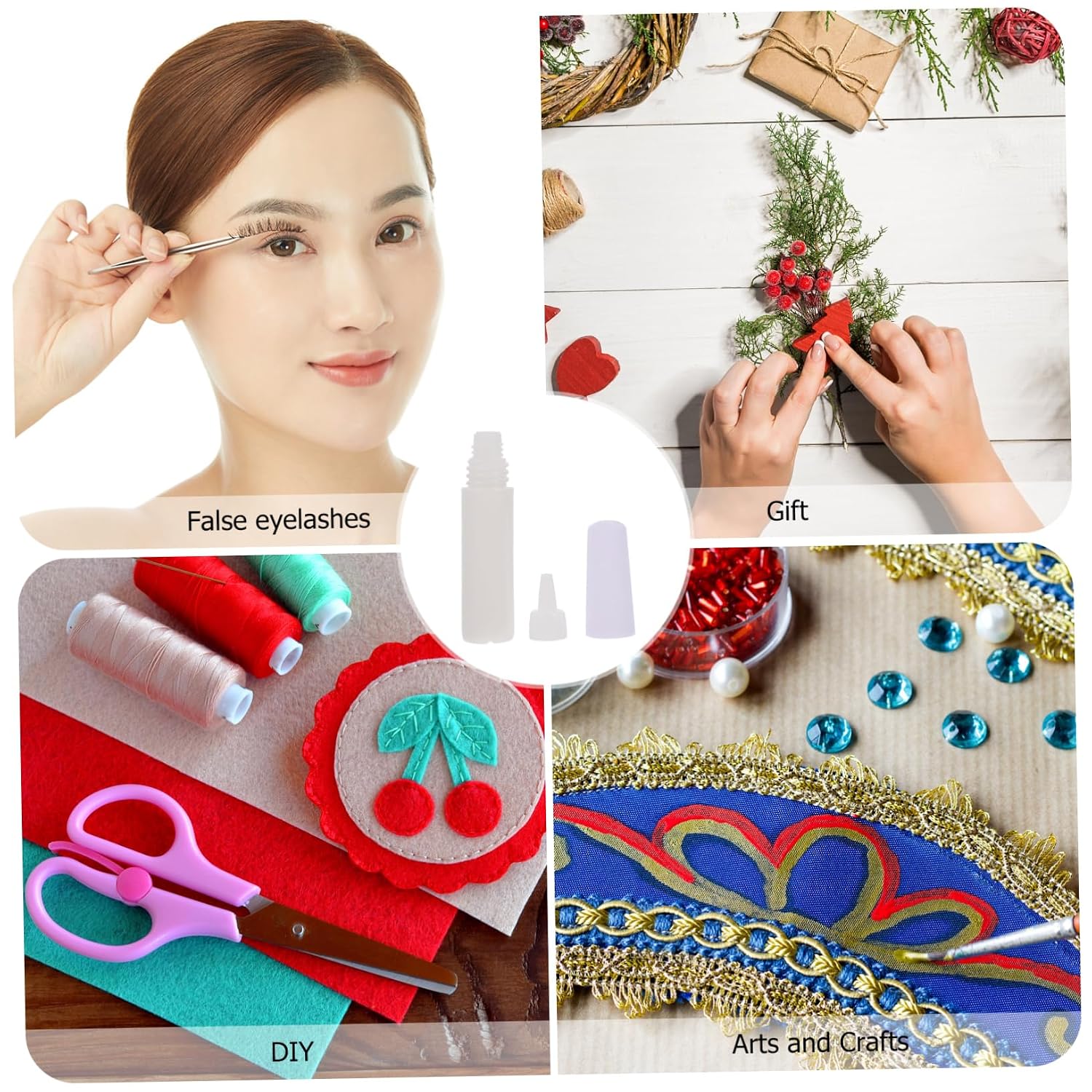 50pcs Multifunctional DIY Handicraft Liquid Glue Bottles Lightweight Portable Adhesive with Durable Sticky Effect and Easy Washable Non Irritating Formula for Craft Projects