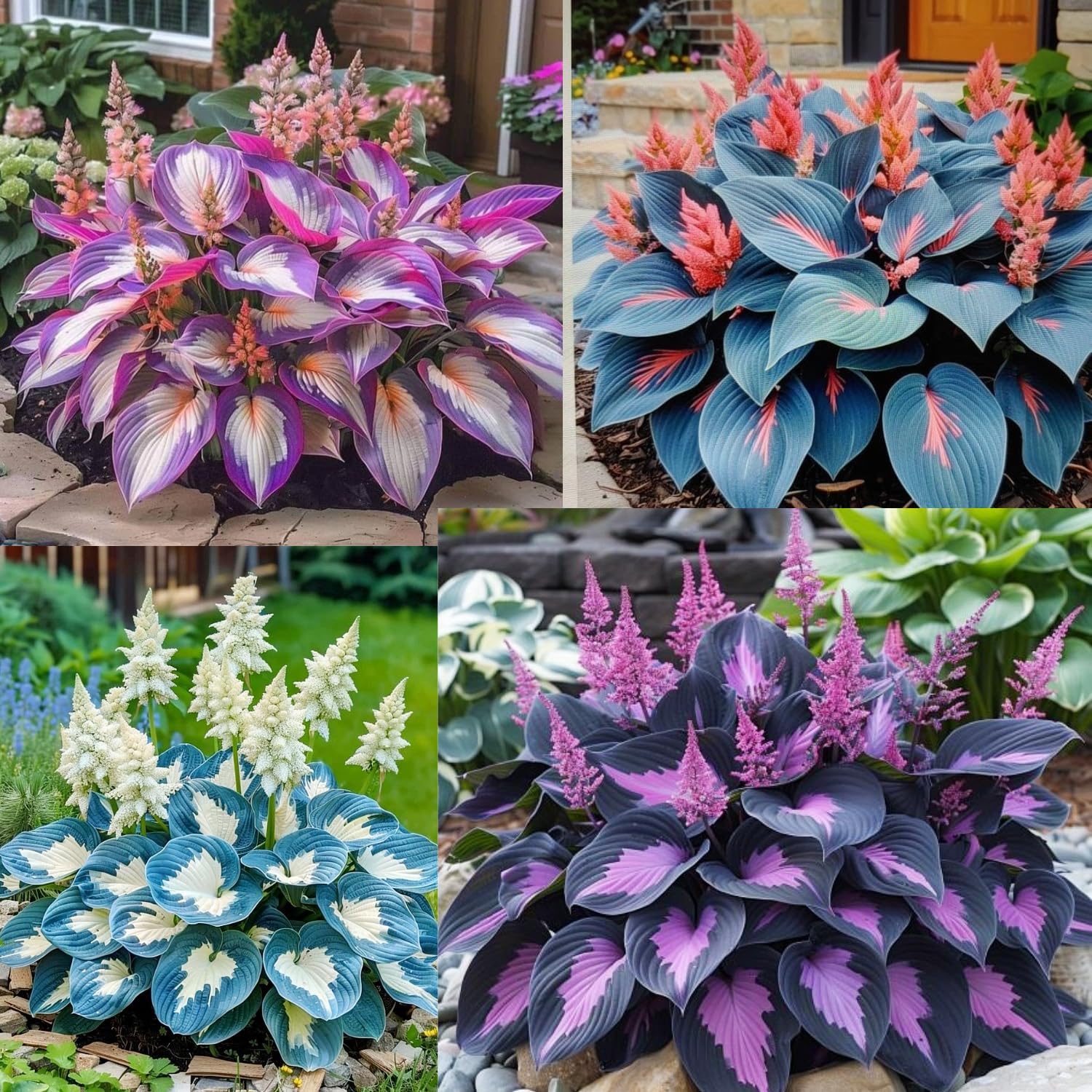 Imported Hosta Flower seeds Bulb Home and Garden (Pack of 3 Bulb)