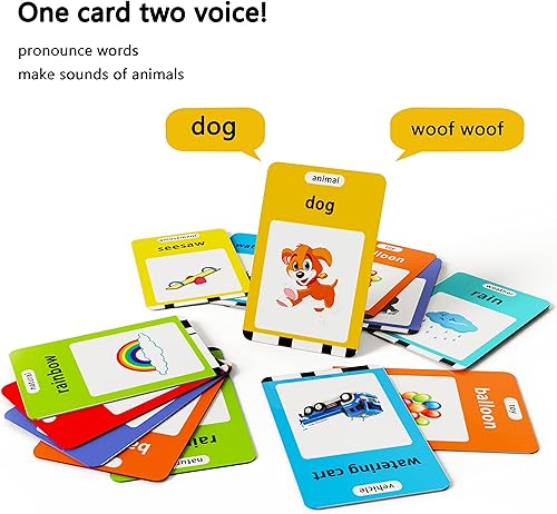 Miniatura 4 de Lapare Juguete educativo Audible con música para niños pequeños de 3 4 5 252 palabras de vista tarjetas flash de jardín de infantes para que los