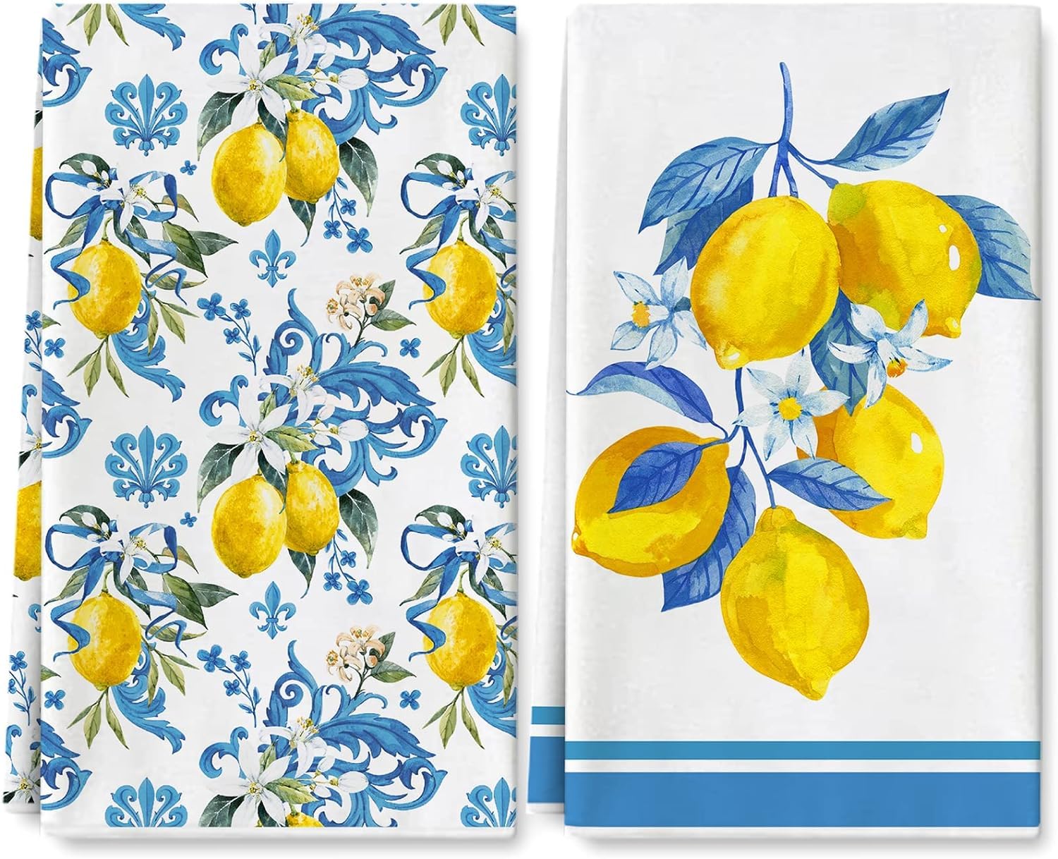 2 Küchenhandtücher Mit Lavendel-Motiv - 45,7 X 71,1 Cm, Saugfähig & Schnell Trocknend, Für Küche & Haushalt